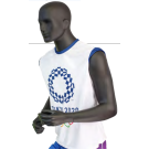 Męska koszulka do koszykówki (L-XXL), dwustronna z unikalnym kolorowym nadrukiem Twojego logo
