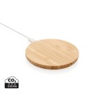 Gadżety reklamowe: Bamboo 5W round wireless charger