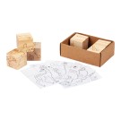 Gadżety reklamowe z nadrukiem (Animal World wooden blocks)