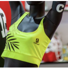 Damski top sportowy, Neon (L-XXL) z kolorowym nadrukiem reklamowym