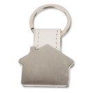 Gadżety reklamowe: house shaped metal key-ring