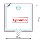 Zapachy samochodowe, czworokąt z ostym zakończeniem