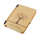 Gadżety reklamowe z nadrukiem (Tree 80x140/50p plain notepad with ballpen)