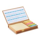 Desk set memo with calendar