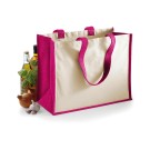 Klasyczna torba na zakupy z juty Printer, Westford Mill W422