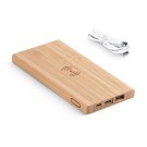 Gadżety reklamowe z logo dla firmy (FITCH. Portable battery with wireless charging 5'000mAh)