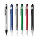 Gadżety reklamowe z logo dla firmy (EASEL. Ball pen with touch tip and phone holder)