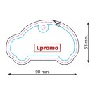Zapachy samochodowe z nadrukiem, samochód