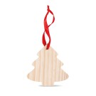 Pine tree shaped wooden hanger