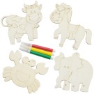 Gadżety reklamowe: set wooden decorations 