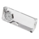 Gadżety reklamowe z nadrukiem (Crisitalino paperweight with clock)