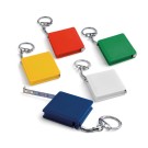 Gadżety reklamowe z logo dla firmy (ASHLEY. Keyring with measuring tape)