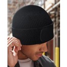Czapka Beanie Recycled z naszywką , Beechfield B445R