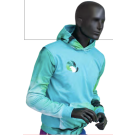 Sweter z kieszenią kangurką, męski (XS - M) z unikalnym kolorowym nadrukiem Twojego logo