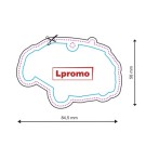 Zapachy samochodowe z nadrukiem reklamowym, samochód