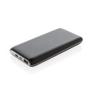 Gadżety reklamowe: 8.000 mAh light up logo wireless powerbank, black
