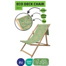 Krzesło/leżak z tkaniny organicznej 3 w 1 z nadrukiem