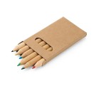 Gadżety reklamowe z logo dla firmy (BIRD. Pencil box with 6 coloured pencils)