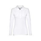 Gadżety reklamowe z logo dla firmy (THC BERN WOMEN WH. Women's long sleeve polo shirt)