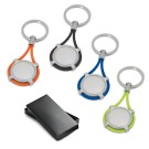 Gadżety reklamowe z logo dla firmy (INDURAIN. Metal keyring)