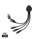 Gadżety reklamowe: Terra RCS recycled aluminium 6-in-1 charging cable