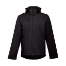 Gadżety reklamowe z logo dla firmy (THC ZAGREB. Men's softshell with removable hood)
