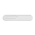 Gadżety reklamowe z logo dla firmy (STEPHENIE. 15 cm Ruler with clip)