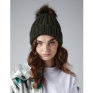 Czapka z pomponem Chunky, Beechfield B413