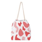 Retro torba z kolorowym nadrukiem reklamowym