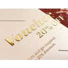 Ulotka premium,kwadrat  (200x200 mm), 300 g, jedwab (silk), Zadruk dwustronny