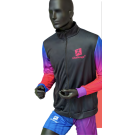 Damska bluza sportowa (rozmiar L - XXL) z pełnym zamkiem błyskawicznym i kolorowym nadrukiem zdjęcia lub logo