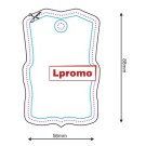Zawieszki samochodowe zapachowe, prostokąt