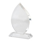 Gadżety reklamowe: teardrop shaped glass trophée