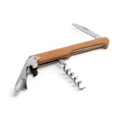 Gadżety reklamowe z logo dla firmy (CARIN. Wooden corkscrew)