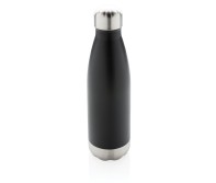 Gadżety reklamowe: Vacuum insulated stainless steel bottle, black