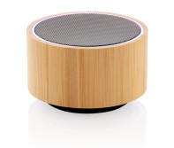 Gadżety reklamowe: Bamboo wireless speaker, brown