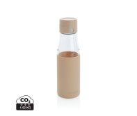Gadżety reklamowe: Ukiyo glass hydration tracking bottle with sleeve