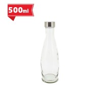 Gadżety reklamowe: glass water bottle 0,5l aqua s
