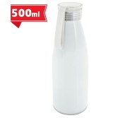 Gadżety reklamowe: Aluminium bottle with silicon lid for sublimation