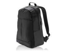 Gadżety reklamowe: Power USB laptop backpack, black