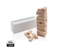 Gadżety reklamowe: Deluxe tumbling tower wood block stacking game