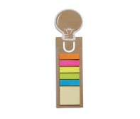 Bookmark with memo stickers