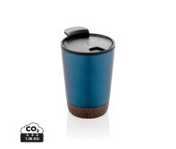 Gadżety reklamowe: GRS RPP stainless steel cork coffee tumbler