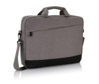 Gadżety reklamowe: Trend 15.6” laptop bag PVC free, grey/black