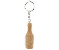 Gadżety reklamowe: 3d cork key-ring bottle-shaped 