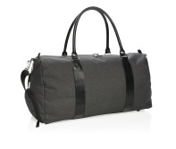 Gadżety reklamowe: Weekend bag with USB output, black