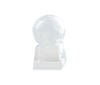 Gadżety reklamowe: world shaped glass trophée