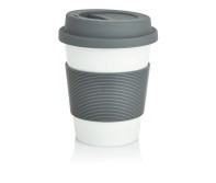Gadżety reklamowe: ECO PLA coffee cup, grey