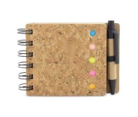 Gadżety reklamowe: cork notebook pagemarker