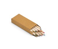 Gadżety reklamowe z logo dla firmy (Crafti. Pencil box with 10 coloured pencils)